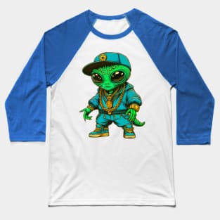 Alien Hip Hop Thug Life Style Baseball T-Shirt